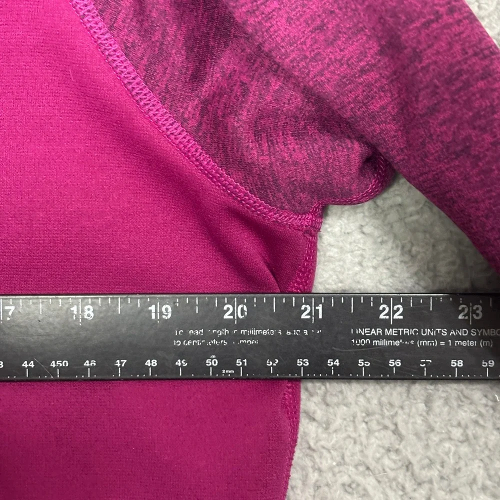 Nike Therma-FIT Womens Full Zip Hoodie Pink Purple Thumbhole Fleece Large 1647